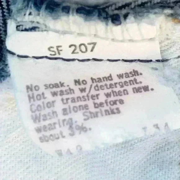 VTG Levis Orange Tab Women’s Cut Off Shorts Size Size 40” Made USA. - Picture 5 of 11